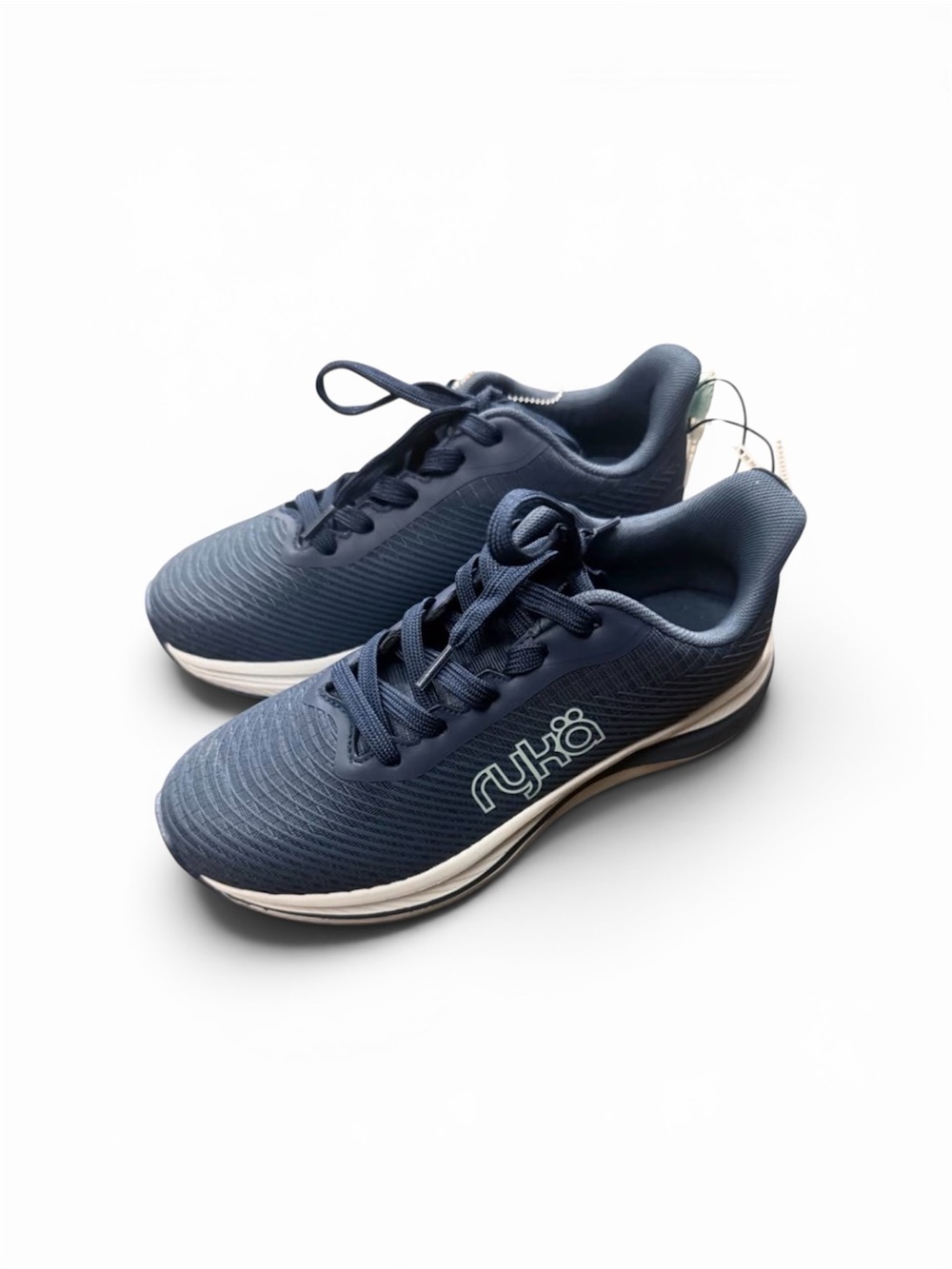 Ryka Women’s Navy Lace-Up Training Sneakers Size 7 NWT